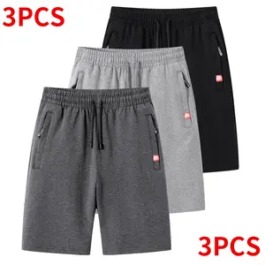 Men’s casual athletic shorts, available in four colors, made from breathable fabric with a zipper design—perfect for summer beach trips, outings, and everyday outdoor activities.
