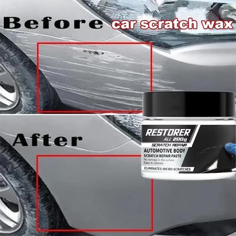 Car Scratch Repair Kit, 200g Scratch Remover & Polish Compound for Light Paint Scratches, Auto Paint Care Accessories