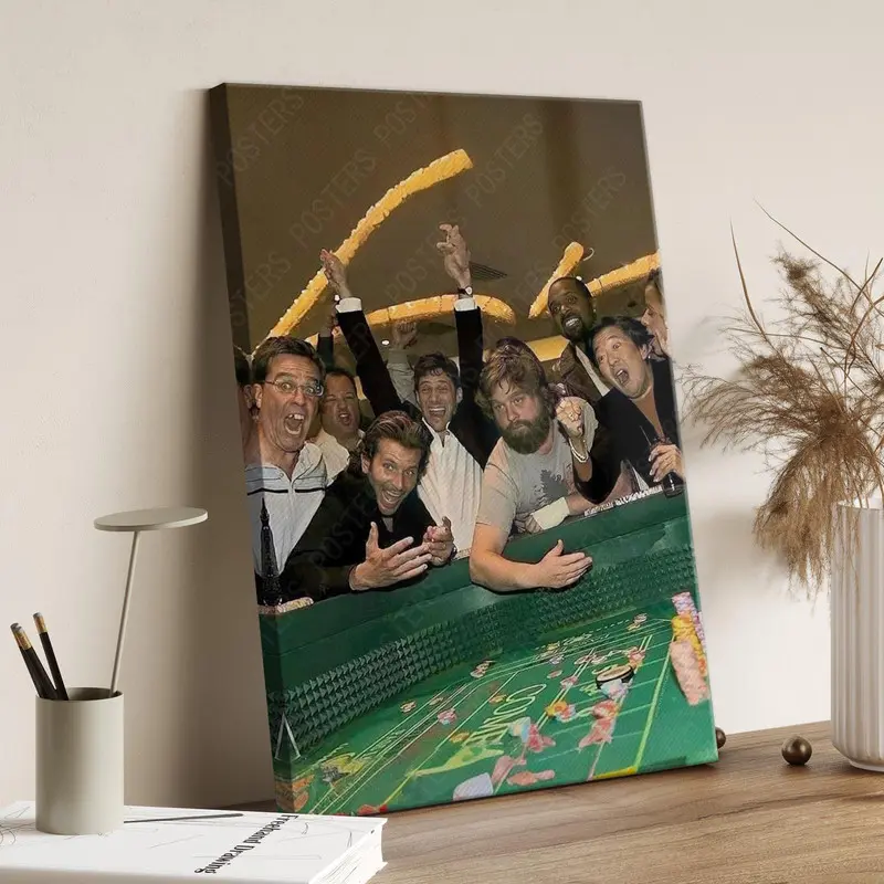 The Hangover Matte Vertical Posters, Party Decor, Wall Art, Gambling Theme, Game Night, Funny Gift
