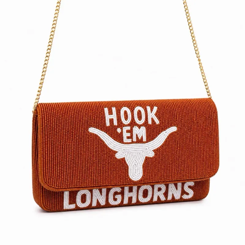 Hook em beaded purse