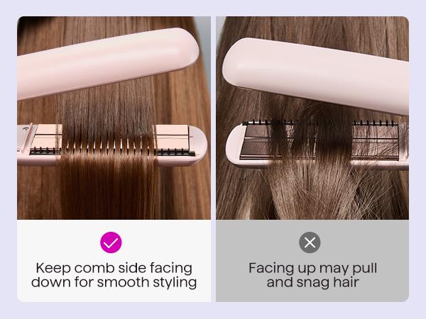 Wavytalk Steam Sesh Hair Straightener and Smooth Barrier Heat Protectant Spray Set