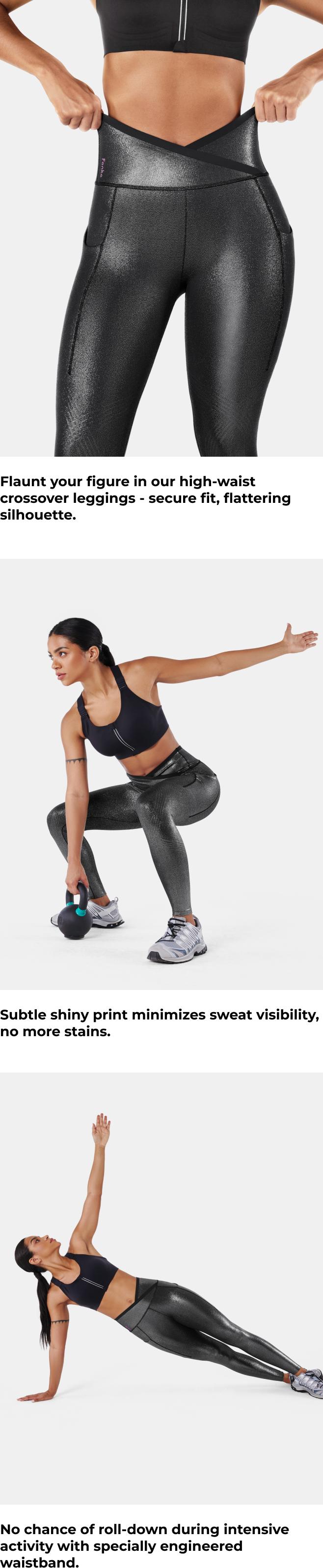 Fanka Body Sculpt Faux Leather Side Pocket Leggings for Women - High Waist, Slim Fit, All Seasons Womenswear Basic #TikTokShopHolidayHaul