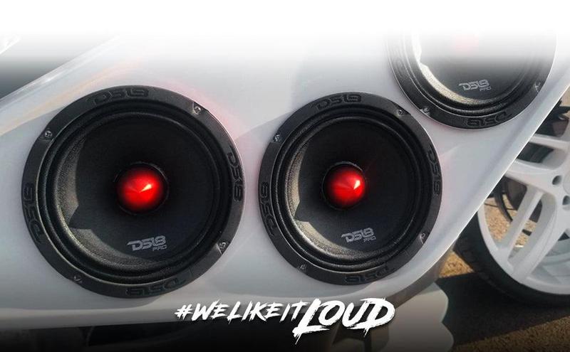 PRO-X 6.5" Mid-Range Bullet Loudspeaker 250 Watts Rms 4-Ohm