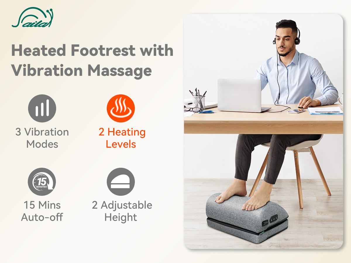 Snailax Vibration Foot Massager with Remote Control: Therapy Device, Full body relaxation, good for Lightweight. This device is easy to use to massage your feet, calves, legs, or waist, eliminating pain and discomfort. Bets Gift for your family.