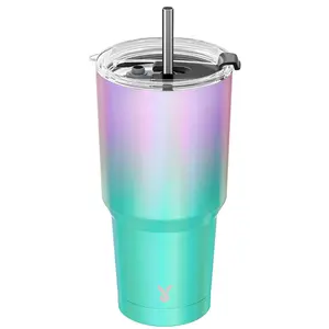[Meoky]30oz Cooler,Vacuum Insulated Stainless Steel,Portable for Different Can Heights，Universal 12-16oz Cans, Keep 12 Hours Cold，Camping、Travel、Parties