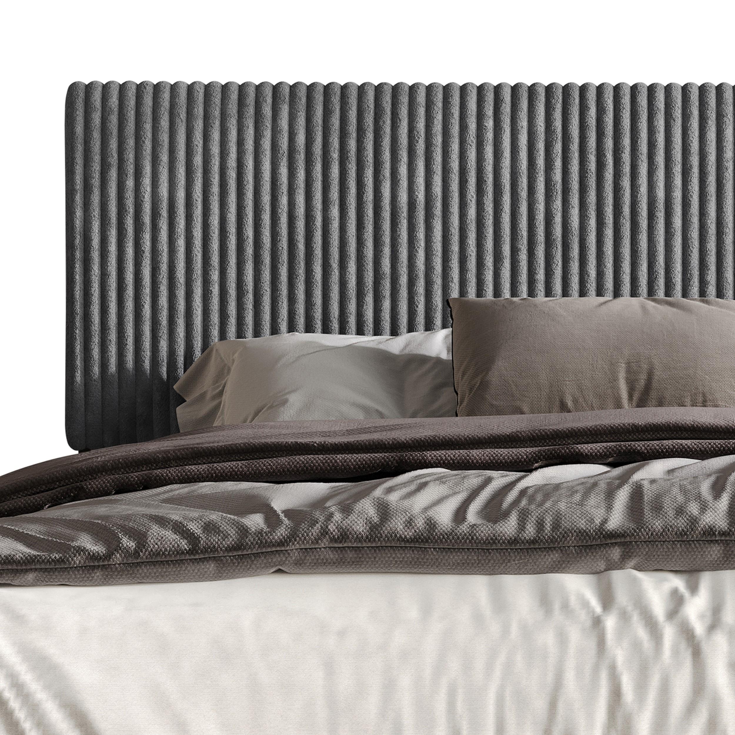 Favorer Osceola Upholstered Panel Bed, Box Spring Require, Comfortable and Stylish Design - Available in Multiple Sizes