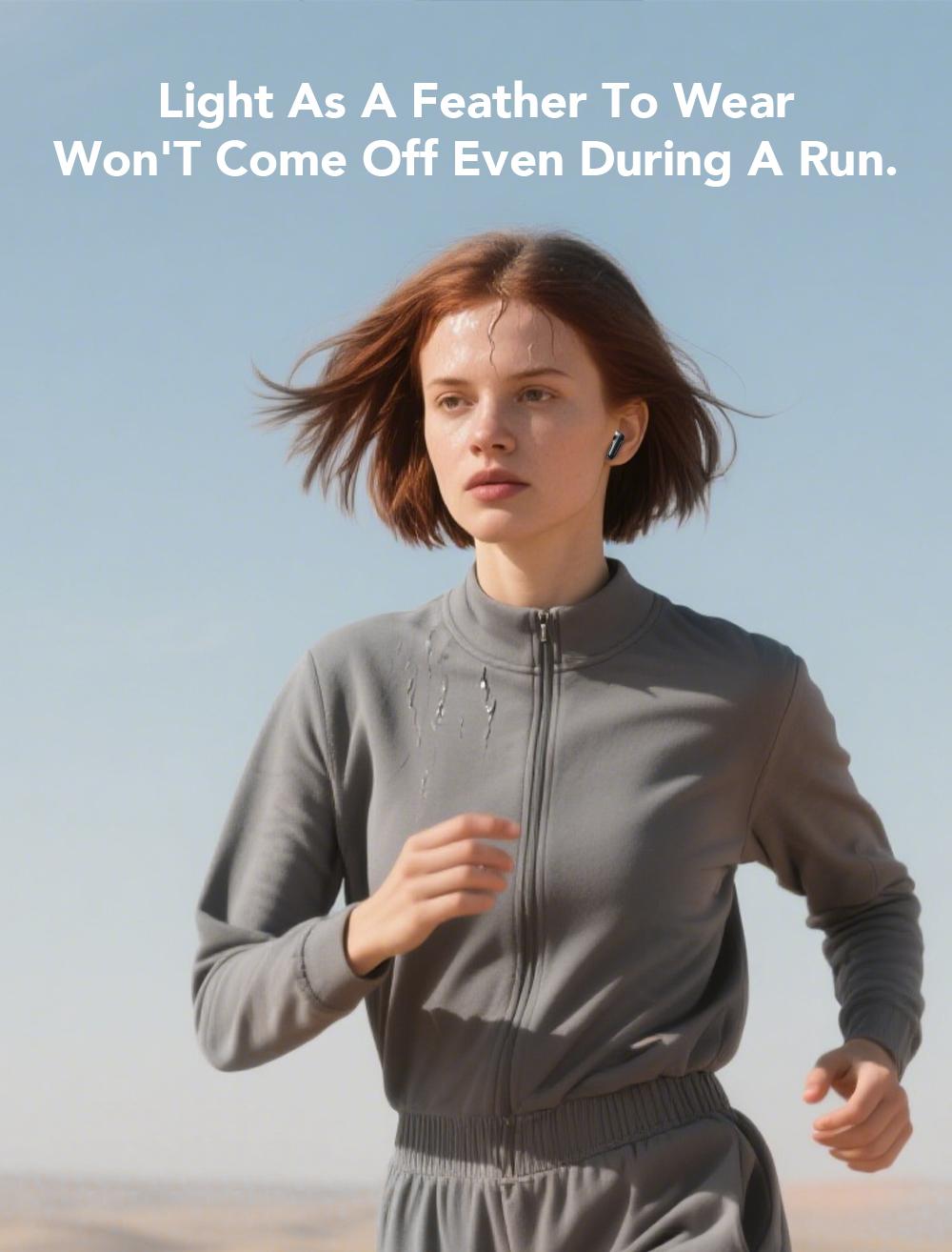 HTC NE20 Bluetooth 6.0 Earphones LED Display High Fidelity Waterproof Wireless Earphones | Suitable for Office, Sports, Study and Audio Calls | Built-in Microphone | Earphones  | AI Translate