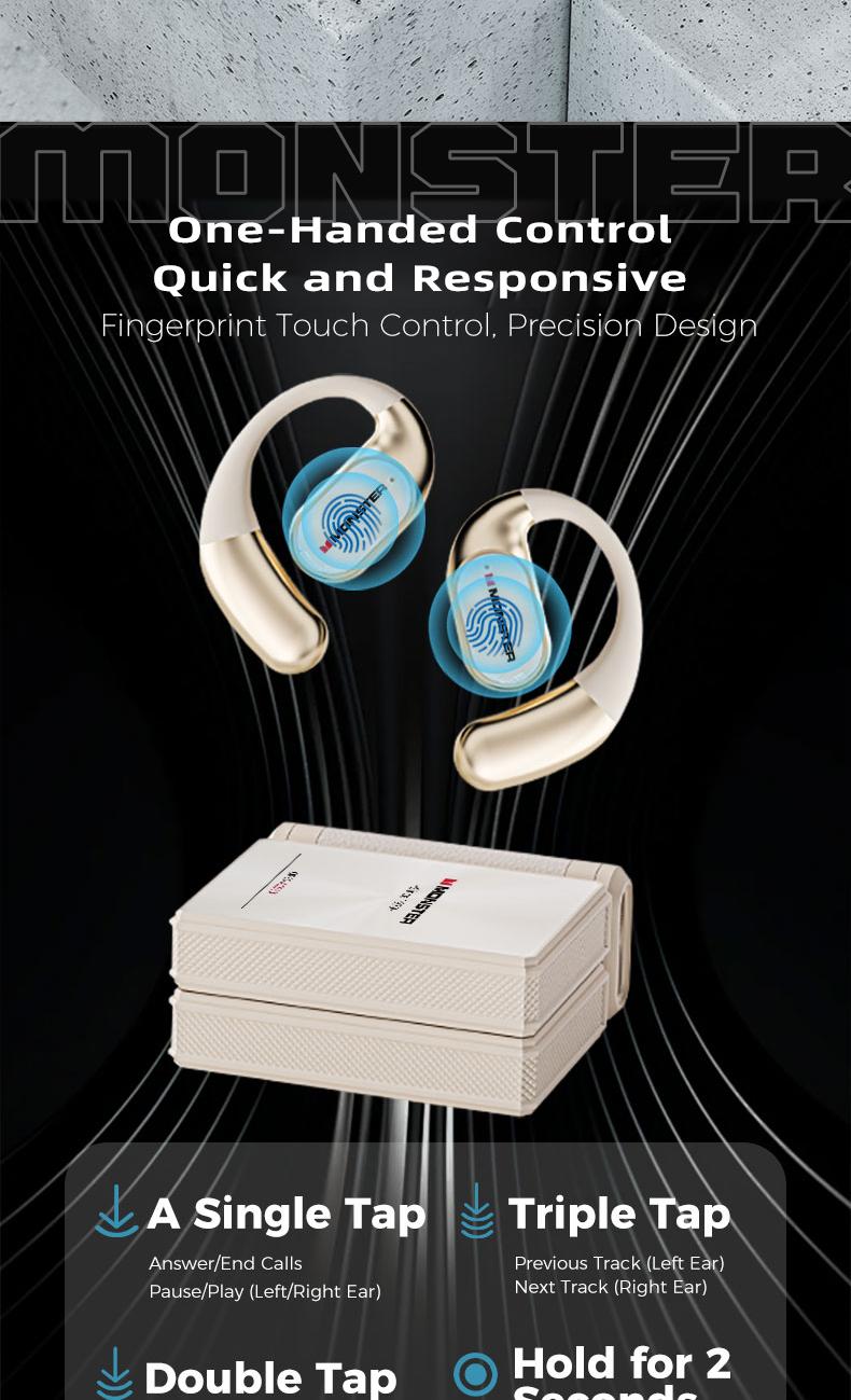 Monster Ear Buds - Headphones Bluetooth with Dual-Fold Design, Noise Isolation - 145H Playtime Wireless Earbuds Bluetooth 6.0,Waterproof & Sweatproof Wireless Headphones, Headset Ideal Traveling Gadgets & Electronic Gifts for Men and Women Monster Ear Buds - Headphones Bluetooth with Dual-Fold Design, Noise Isolation - 145H Playtime Wireless Earbuds Bluetooth 6.0,Waterproof & Sweatproof Wireless Headphones, Headset Ideal Traveling Gadgets & Electronic Gifts for Men and Women