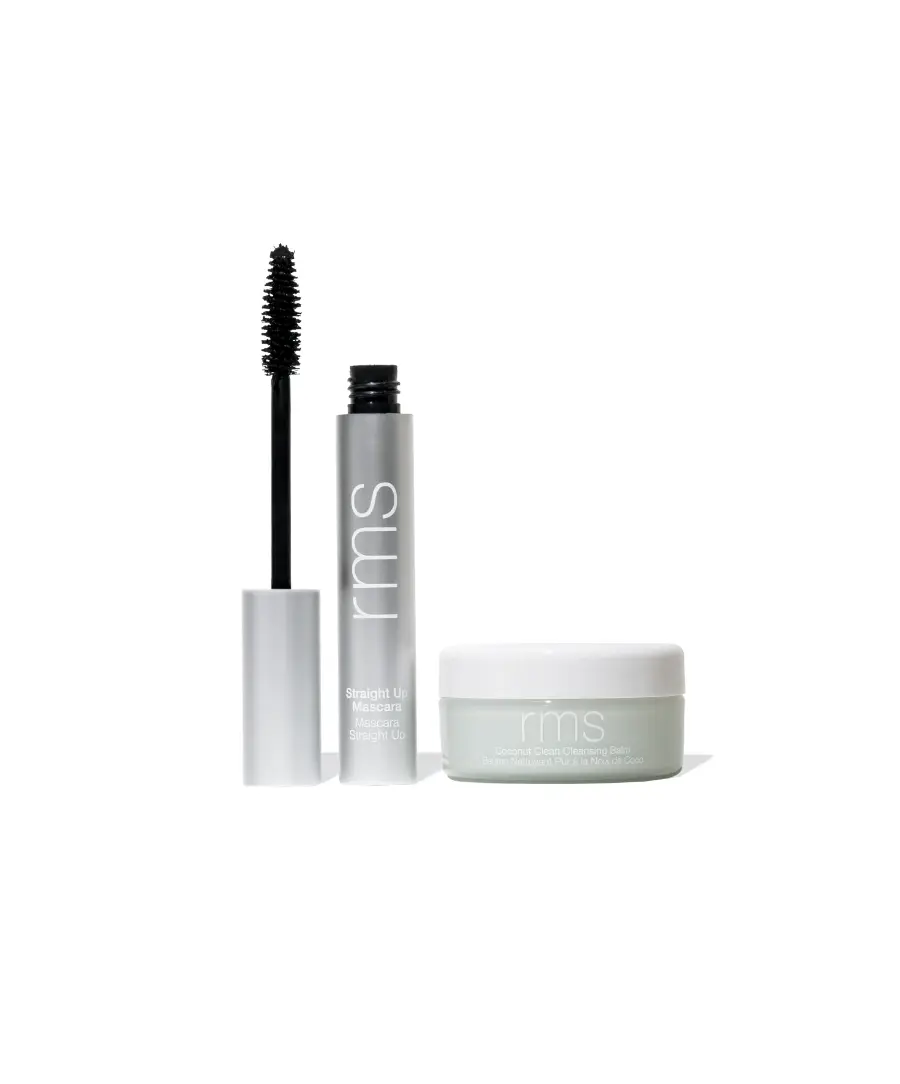 RMS Beauty Clean Lash Duo: Peptides-Rich Mascara + Melting Balm