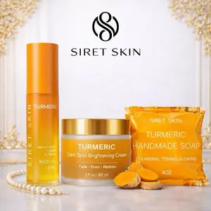 Turmeric Set | Soap + Dark Spot Cream + Body Oil
