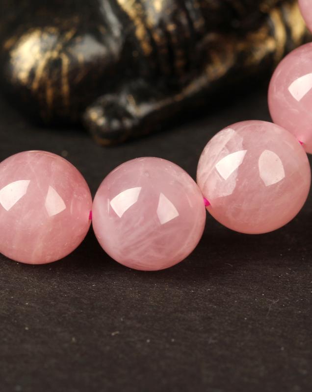 Pink Aura Bracelet for Love & Confidence | Genuine Stone | US Warehouse