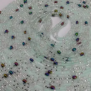 Green light Waistbeads, 60 inches long for your lovely body