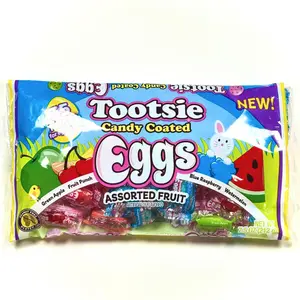 Tootsie Roll Candy Coated Eggs Assorted Fruit Flavors 7.5oz bag - Easter stuffers