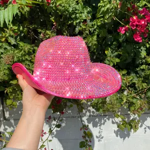 Fully Rhinestone Cowboy Hat, Diamond Bling Cowgirl Hats