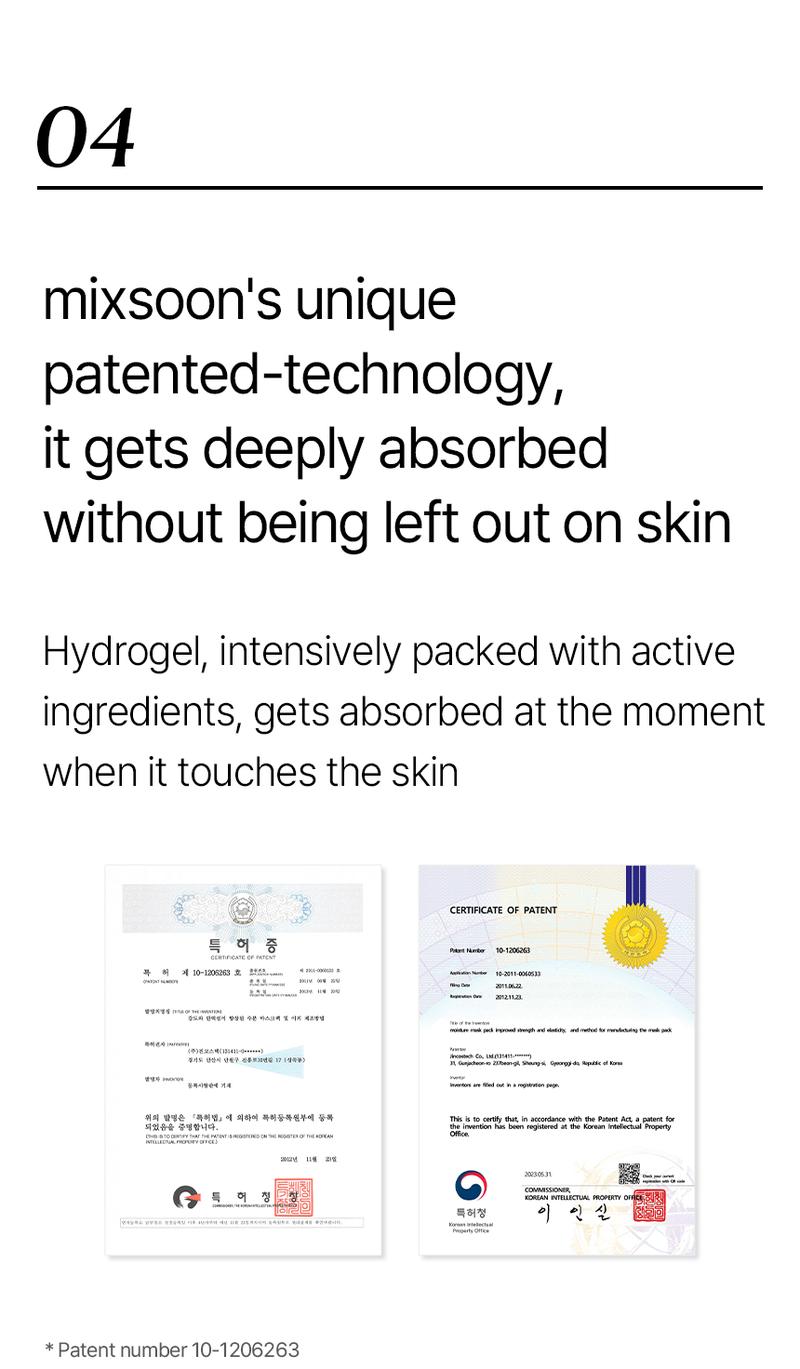 [mixsoon Official Shop] Collagen Hydrogel Eye Patch 30 pairs (60ea) - Collagen Patch that adds elasticity to bulging and wrinkled eye areas, Korean Skincare for Glass Skin