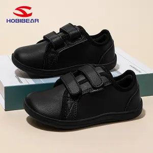 HOBIBEAR Leather Wide-Toe Walking Shoes for Babies & Toddlers — Spring/Autumn, Lightweight, Roomy Fit