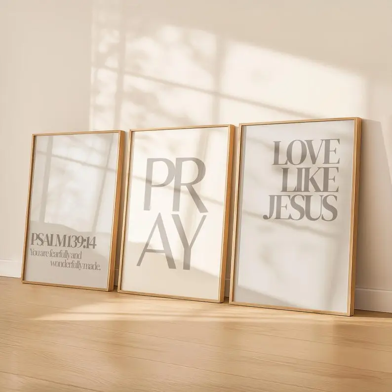 ( Select style ) Christian Wall Art Prints | Bible Verse Posters | Modern Scripture Prints | Faith home decor | Neutral wall art