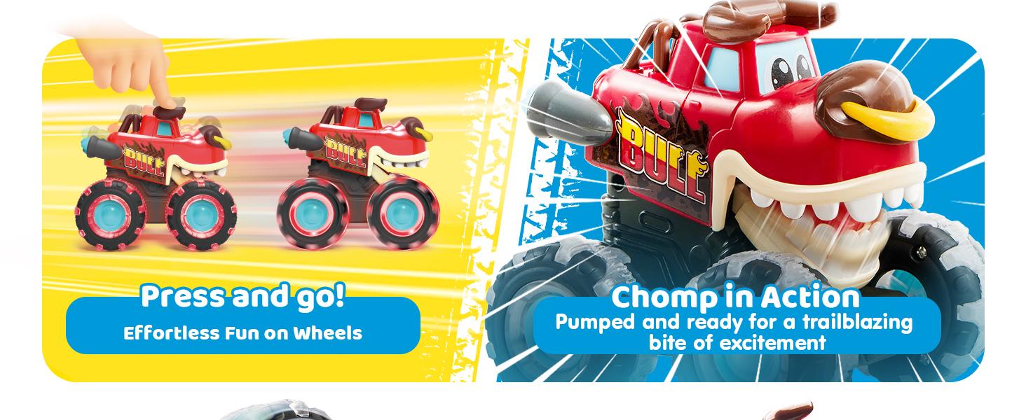 3 Pack Monster Truck Toy, Motion Activated Light-Up Cars ,Garbage Truck , Press & Go Cars for Boys Girls, Christmas Gifts for Kids Outdoor Play Baby Toy Present, easter gifts for kids 3 Pack Monster Truck Toy, Motion Activated Light-Up Cars ,Garbage Truck , Press & Go Cars for Boys Girls, Christmas Gifts for Kids Outdoor Play Baby Toy Present, easter gifts for kids