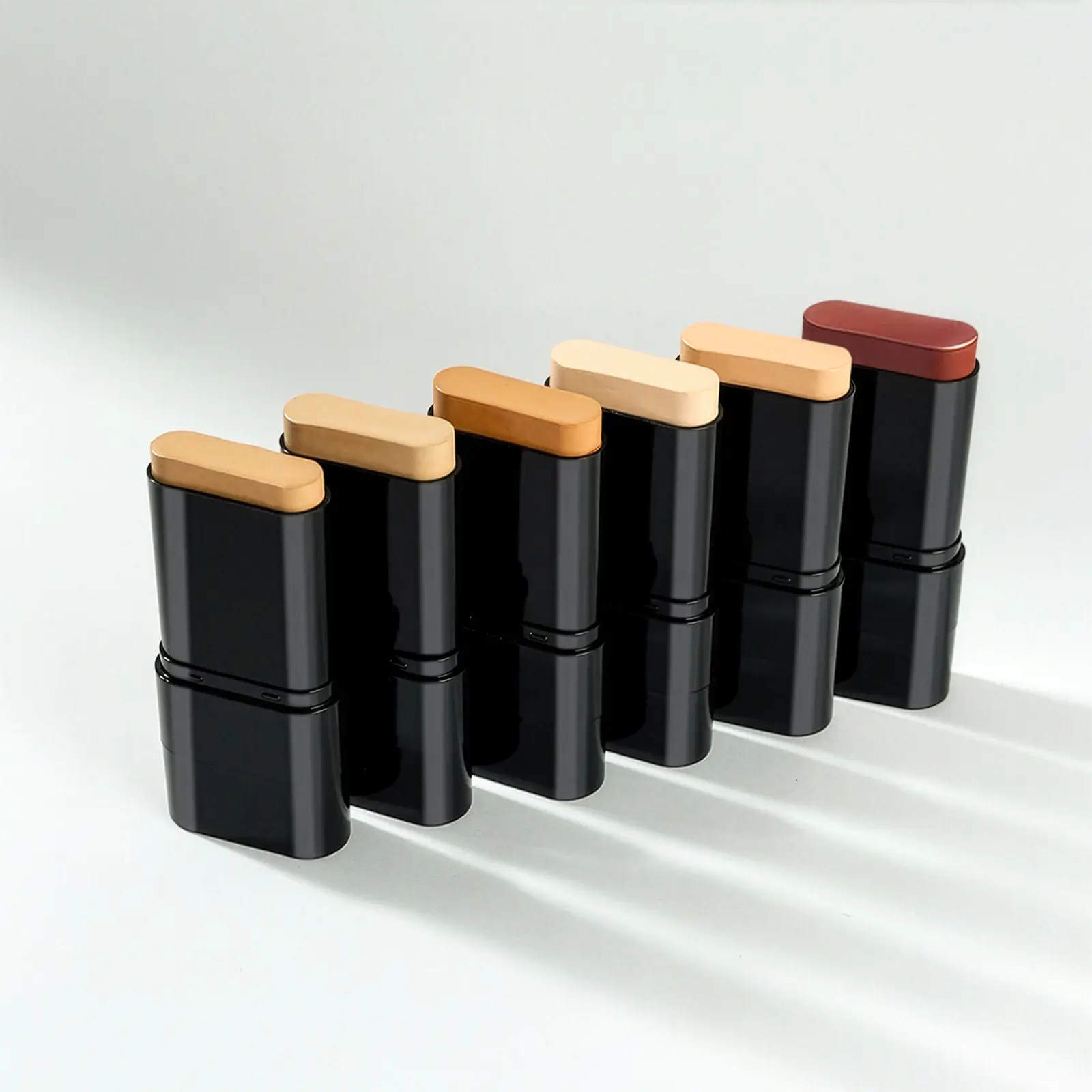 Compact Longwear Foundation & Contour Cover Cream Stick with Applicator - Blendable Long Lasting, Radiant, Blurring Flawless Coverage, Natural Concealer for All Skin Types, Make Up Beauty Products, Airbrushed Skin, Contour Sticks, Even Skin Tone