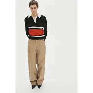 H&M Cotton canvas trousers