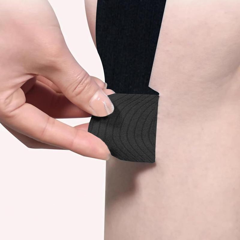 Pre-Cut Kinesiology Tape For Knees Athletic Tape For Knee Support, Stability, And Pain Relief Waterproof, High-Elasticity, Breathable, Hypoallergenic, And Latex-Free Available In Multiple Colors (Ideal For Training And Basketball)