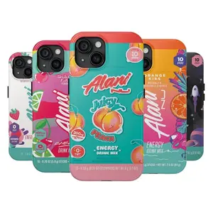 Alani Energy Drink Inspired Double Layer Phone Case | Summer Many Flavors Tough Phone Case for iPhone 16, 15, 14, 13, 12