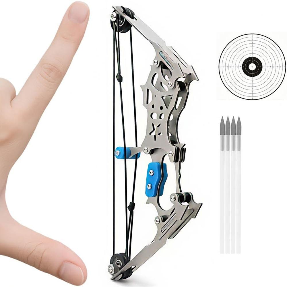 (1 pack) Compound bow and arrow set, suitable for target archery and small game hunting, portable survival bow, ideal gift, suitable for both left-handed and right-handed users. (1 pack) Compound bow and arrow set, suitable for target archery and small game hunting, portable survival bow, ideal gift, suitable for both left-handed and right-handed users.