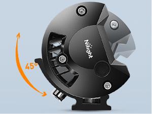 Nilight LED Light Bar 2PCS 60W 4 Inch Flood Spot Combo LED Work Light Pods Triple Row Work Driving Lamp with 12 ft Wiring Harness kit - 2 Leads