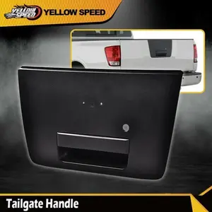 Tailgate Rear Gate Door Handle Liftgate Fit For Nissan Titan 2004-2012 Black