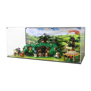 Acrylic Display Case UV Print Compatible with LEGO® 10354 Lord of the Rings Shire - Set Not Included