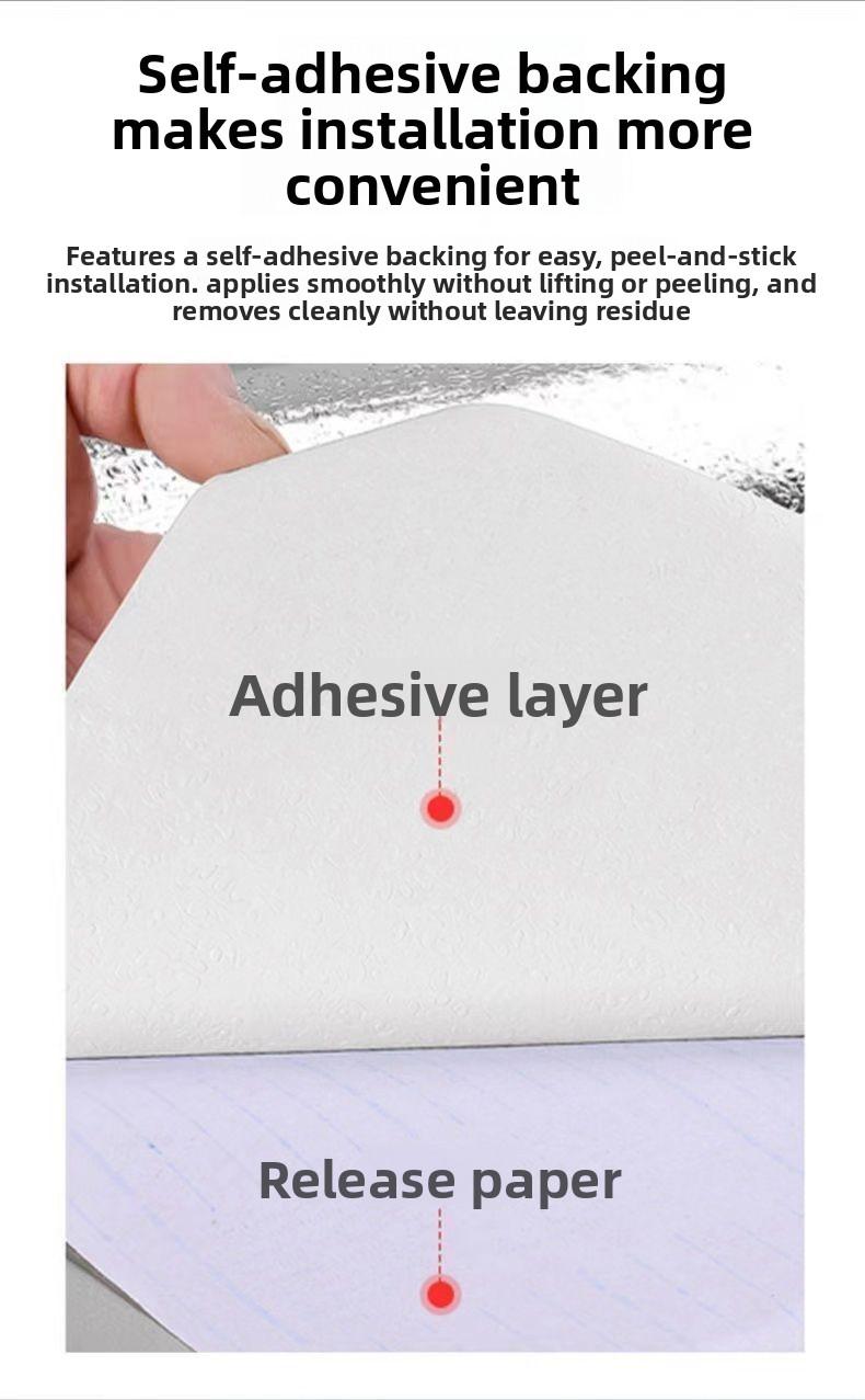 Thickened Aluminum Foil Sticker Kitchen Oil-proof Mold-proof Waterproof Moisture-proof Cabinet Mat Drawer Liner Self-adhesive Extra Thick for Kitchen Use