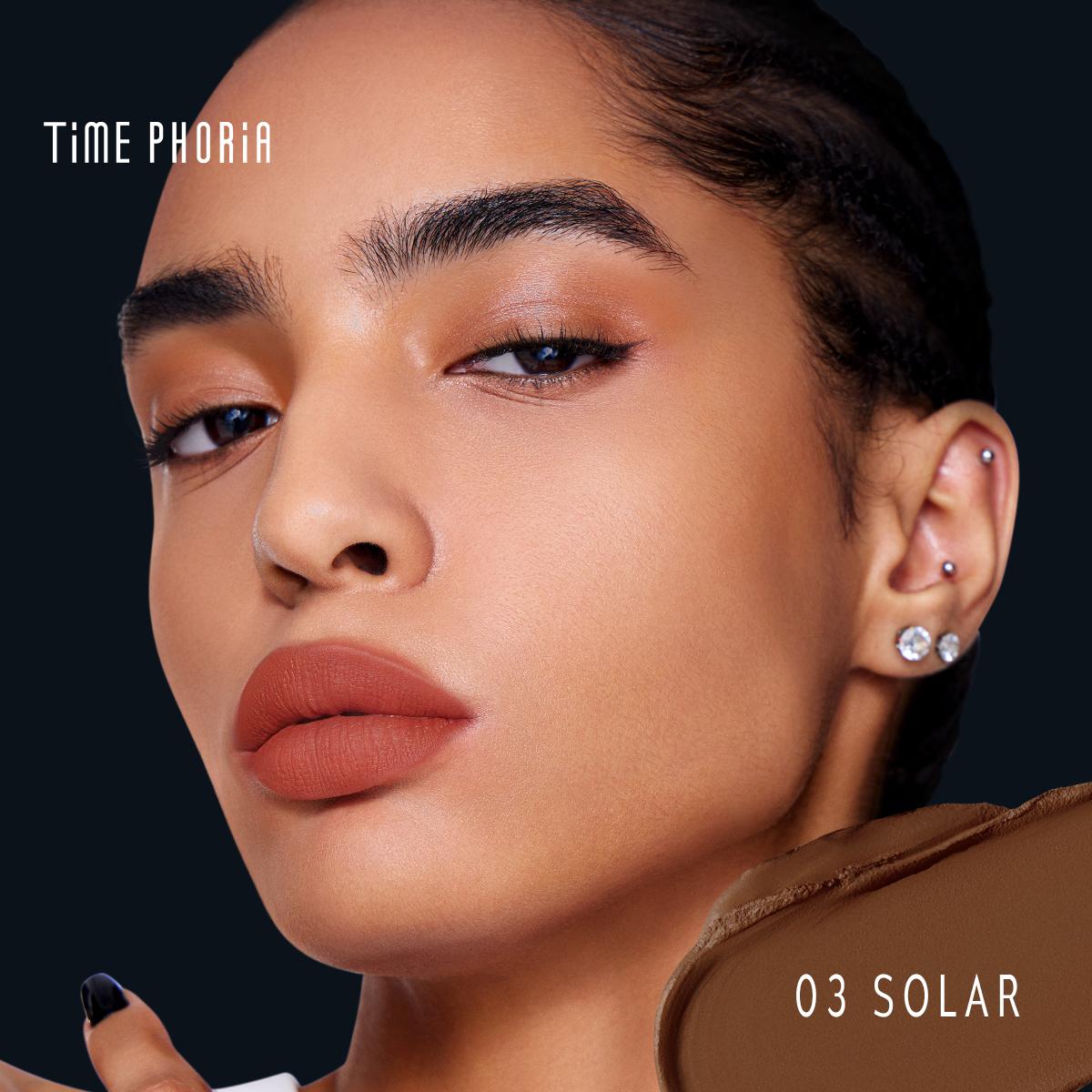 [TIMEPHORIA] Eclipse Spark 2-in-1 Cosmetic Face Contour Stick - 7g Smooth Brush-Applicable Flawless Blend Highlighter for Summer Vibes,back to school
