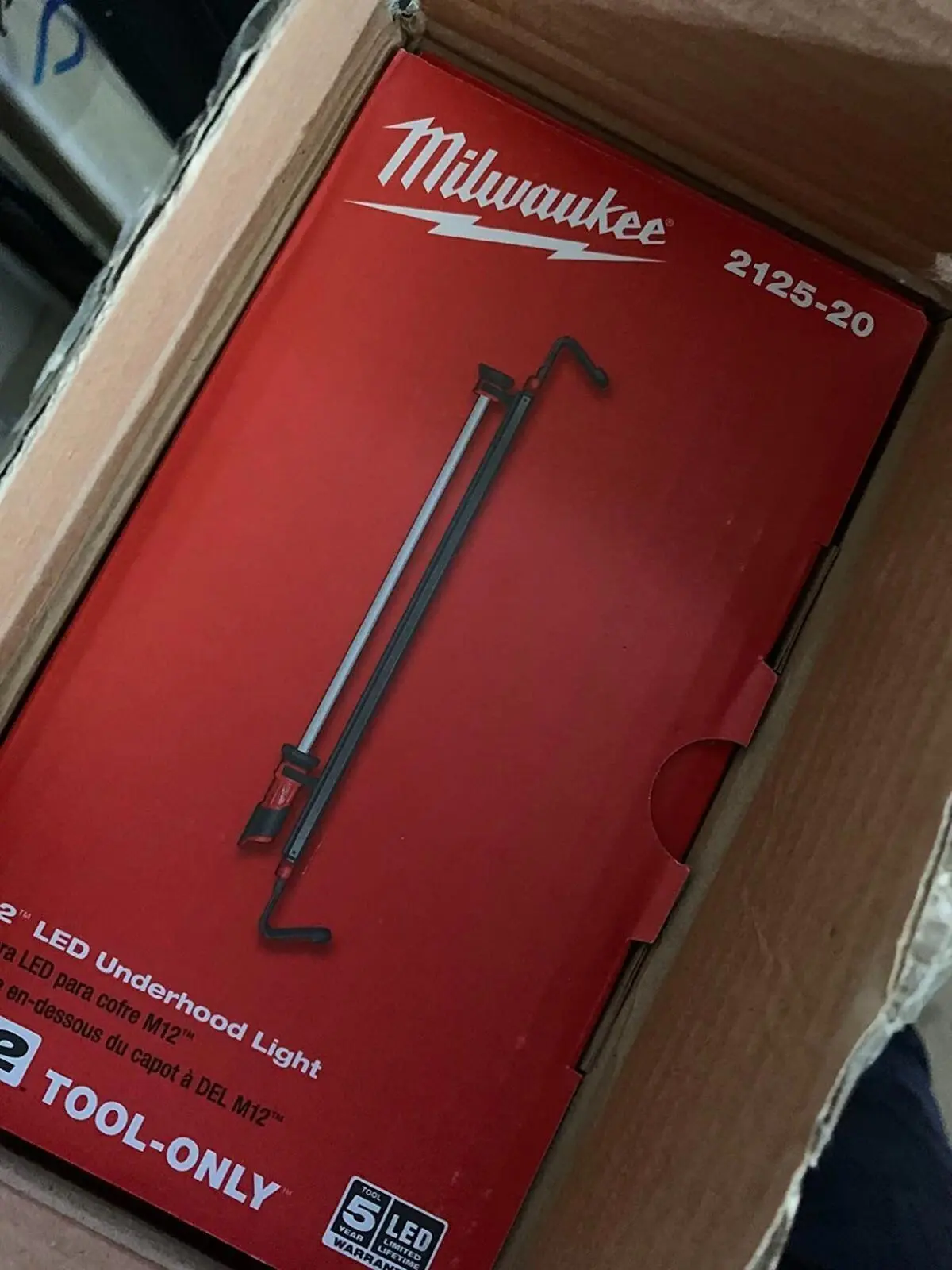 2125-20 - $219 MSRP Brand New Milwaukee M12 LED Underhood Light (Tool Only)