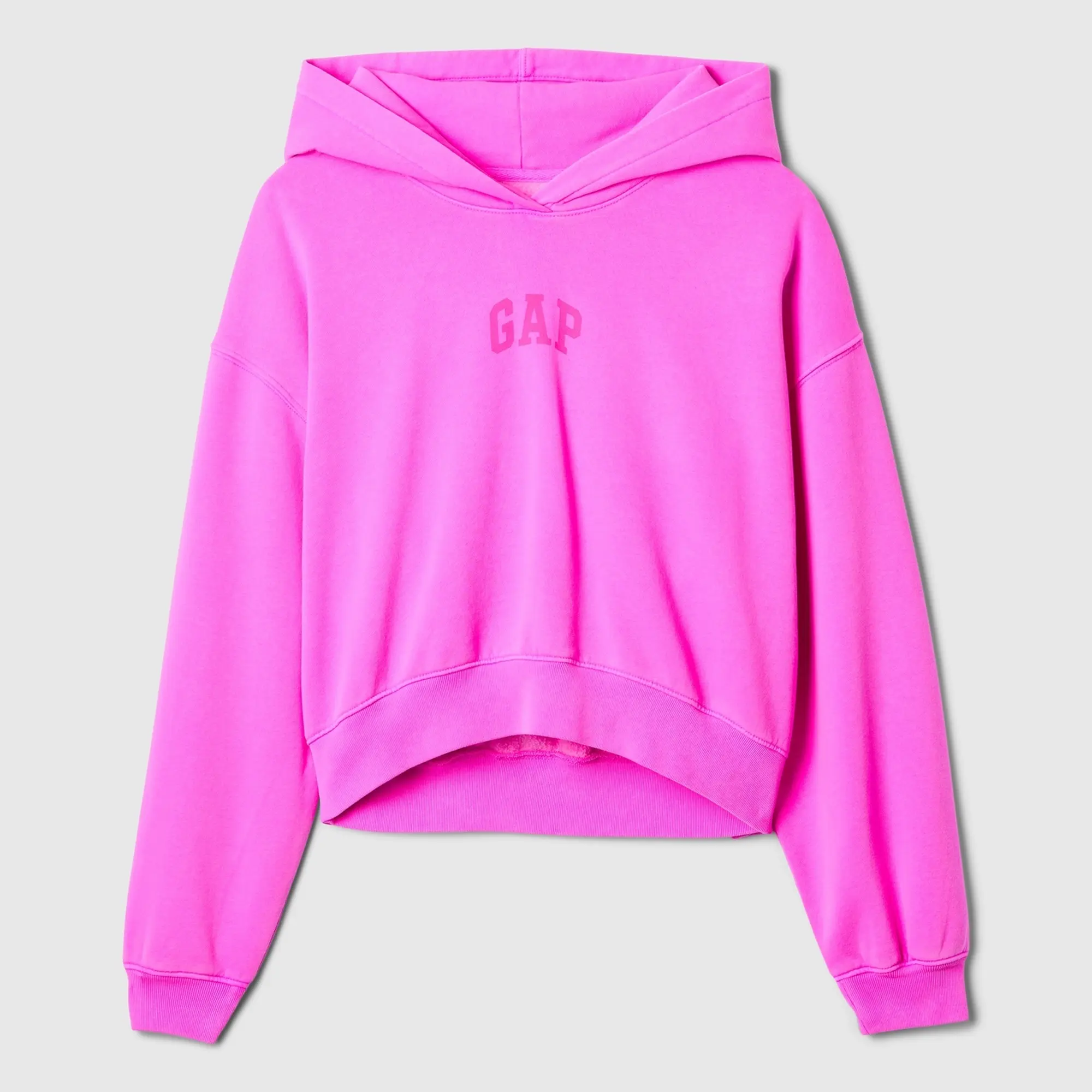 GAP VintageSoft Crop Logo Hoodie
