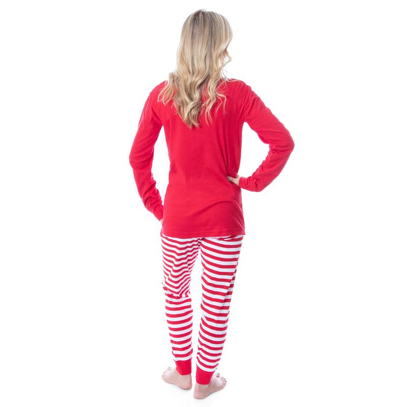 Peanuts Snoopy and Woodstock Loved Tight Fit Cotton Matching Family Pajama Set