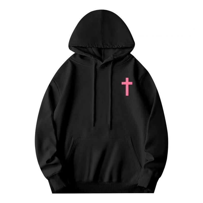 Faith Over Fear Graphic Tees - Vintage Trendy Urban Hoodie for Fashion Lovers - Stylish Casual Everyday Wear with Minimalist Bold Slogan & Breathable Comfort For Women For Men