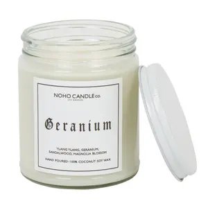 Geranium candle