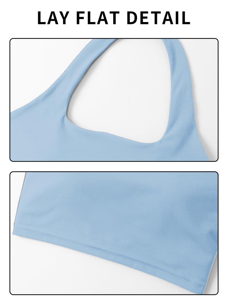 MFVIM Women's Fitness  3-Piece High-Waisted Leggings Top Jacket Gym Yoga Elastic Sports Bra  activewear halter top Set Workout Running Clothes Spring Sportswear Summer Sportswear Sporty Style Outfits