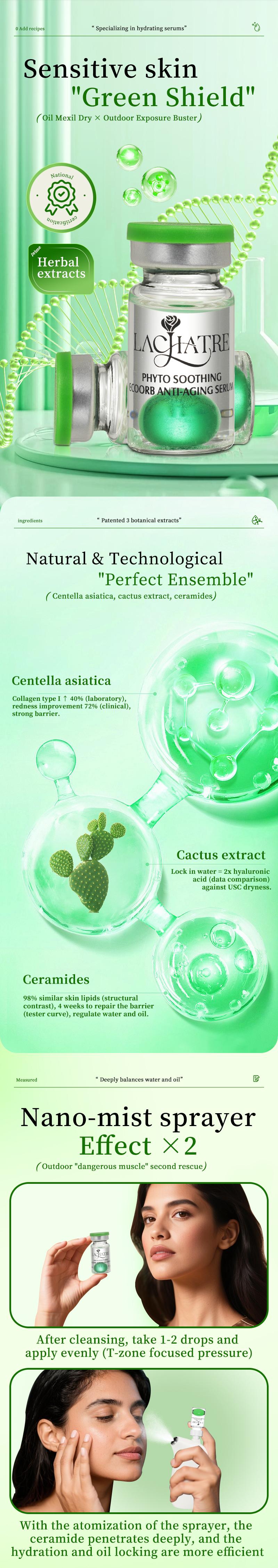 [LACHATRE Official Shop]  Home Spa Delux Set antiaginglHydrated And VigorousSkin niacinamideRetinol facialAnti-AginglSingle-use Essence |Care Essence Hydrating Serums Skincare Serum Lift Moisturizer Set Vegan Elasticity Enhancing