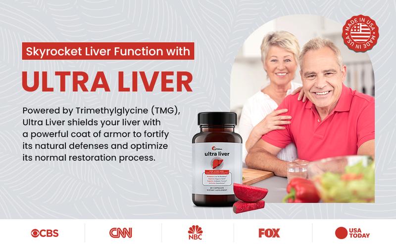 UpWellness Ultra Liver Supplement for Liver Support and Gallbladder Support with TMG, NAC Milk Thistle and More - 60 Capsules