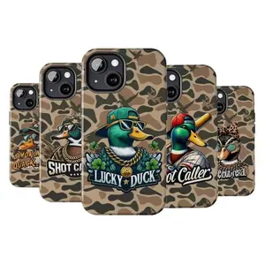 Old School Camo Southern Style Phone Case Camo Redneck Duck Camo Cool Duck Hunt Case Ol Southern For Iphone 16 15 14 13 12 17 Gifts for Him Hunting Gifts Accessories Protection