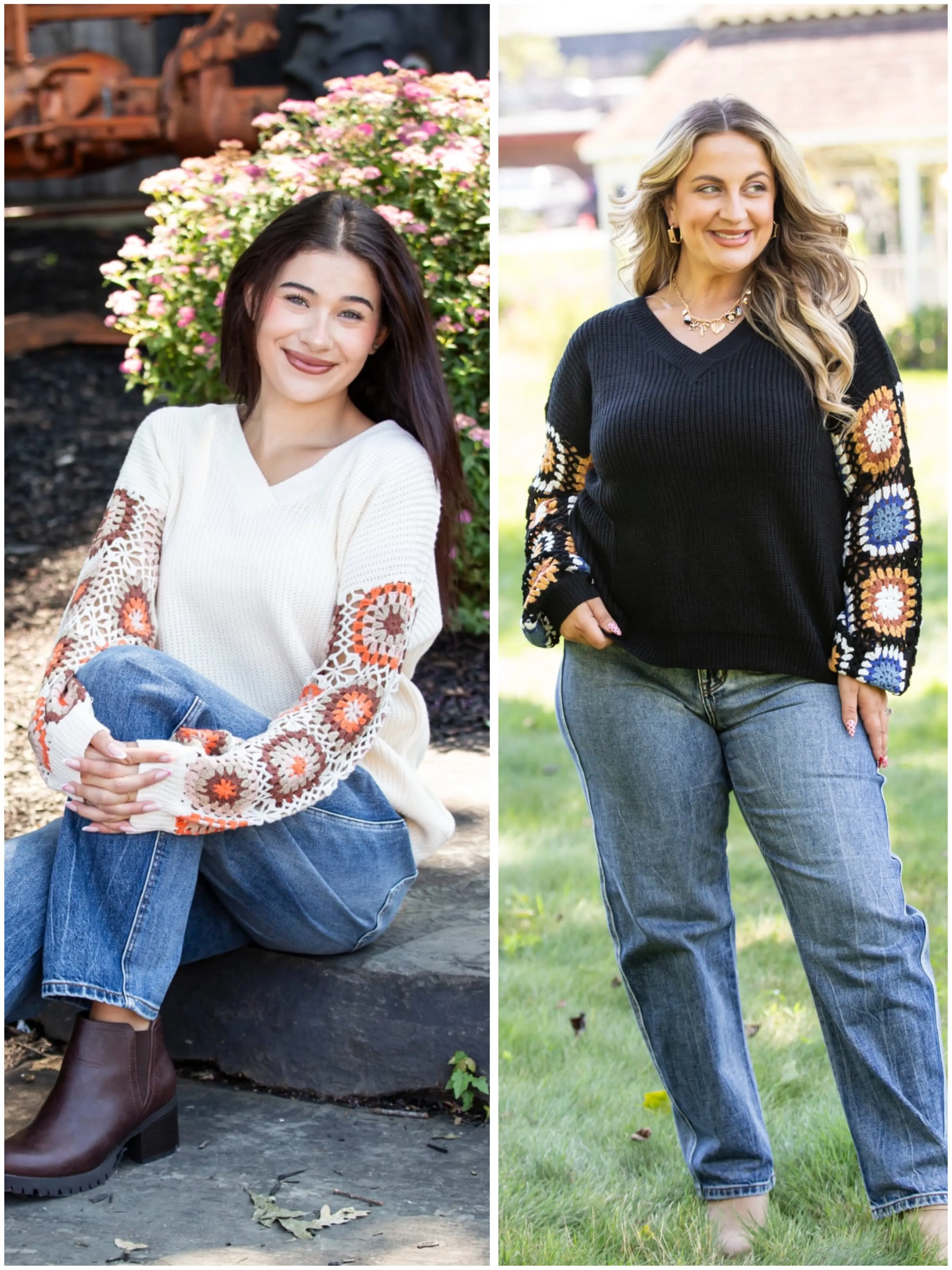 Crochet Patchwork Sweater