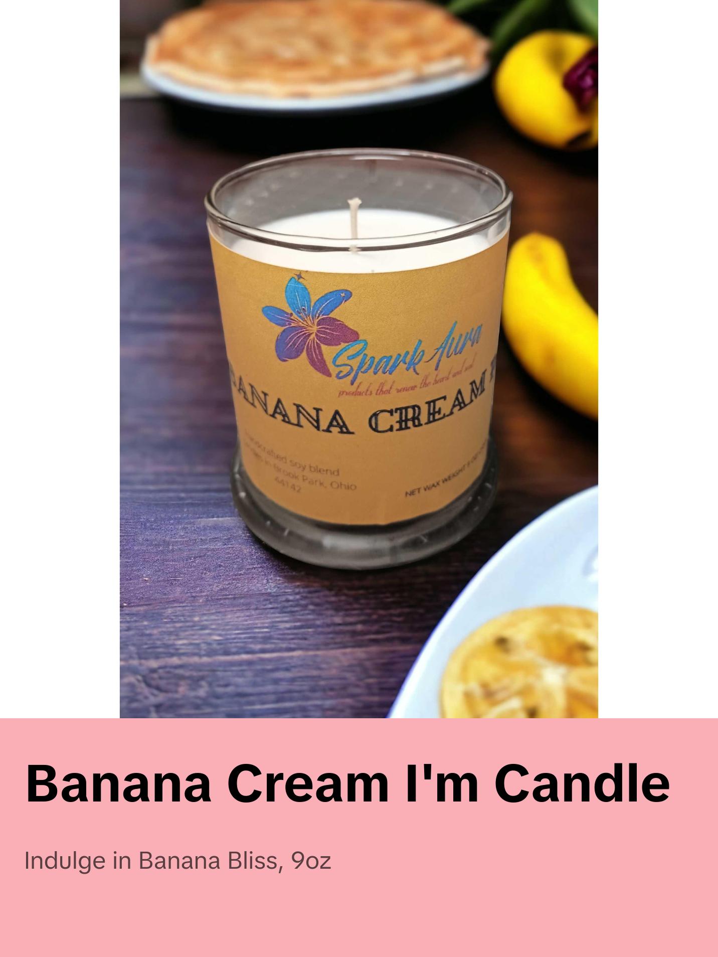 Banana Cream Pie Candle 9oz