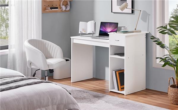 Yaheetech Computer Desk with Storage Drawer and Monitor Stand, Wooden PC Laptop Desk, Modern Simple Style Computer Workstation Study Writing Desk for Home Office Yaheetech Computer Desk with Storage Drawer and Monitor Stand, Wooden PC Laptop Desk, Modern Simple Style Computer Workstation Study Writing Desk for Home Office