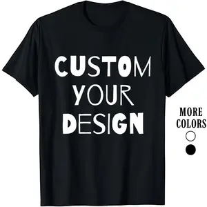 Fashion Designer T-Shirts Customizable T-Shirt – Design Your Own Personalized Tee,Crewneck,Casual casual crew neck cotton t-shirt Man Menswear
