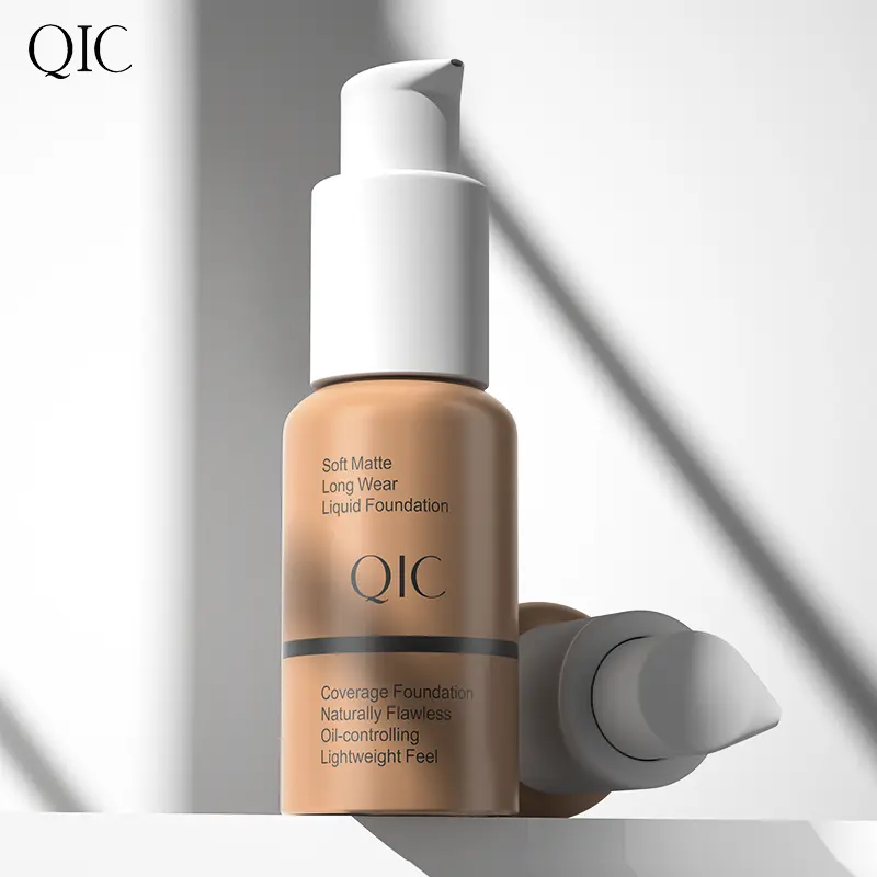 Long-Wear Liquid Foundation & Concealer - Hydrating Flawless Makeup Cream Natural Look Concealer FoundationFull Coverage   Makeup Cream,Lightweight Concealer Foundation, for Women & Girls.