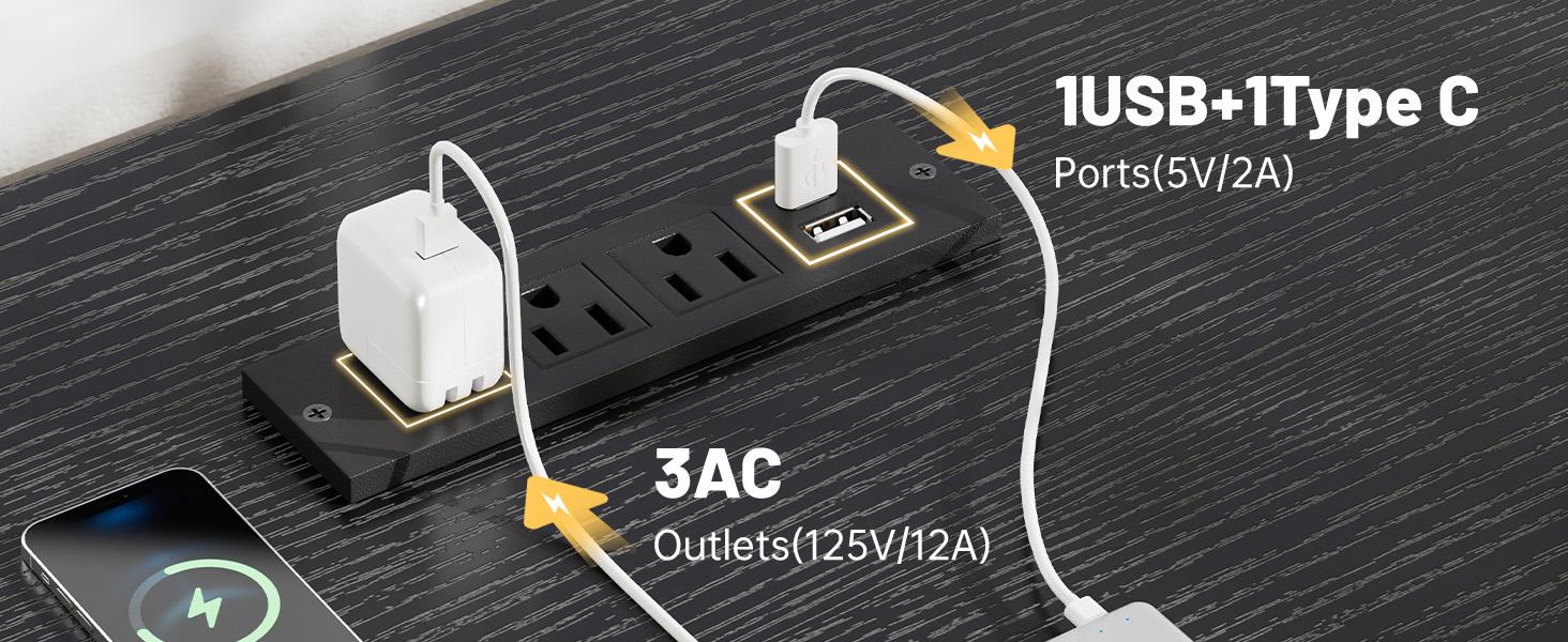 【Cost-effectiveness】Raybee 48'' Gaming Desk with Drawer,Computer desk with LED Lights & 3AC Power Cord & Outlets,Home Office Desks with Monitor Stand,Side Shelf,Metal Frame 【Cost-effectiveness】Raybee 48'' Gaming Desk with Drawer,Computer desk with LED Lights & 3AC Power Cord & Outlets,Home Office Desks with Monitor Stand,Side Shelf,Metal Frame