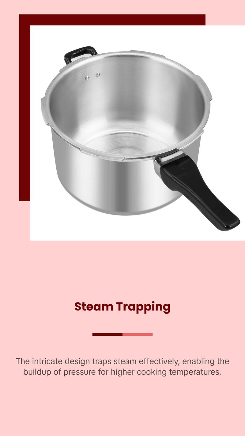 Barton 8 Quart Pressure Cooker Stovetop Canner Aluminum Canning Fast Cooking Pot