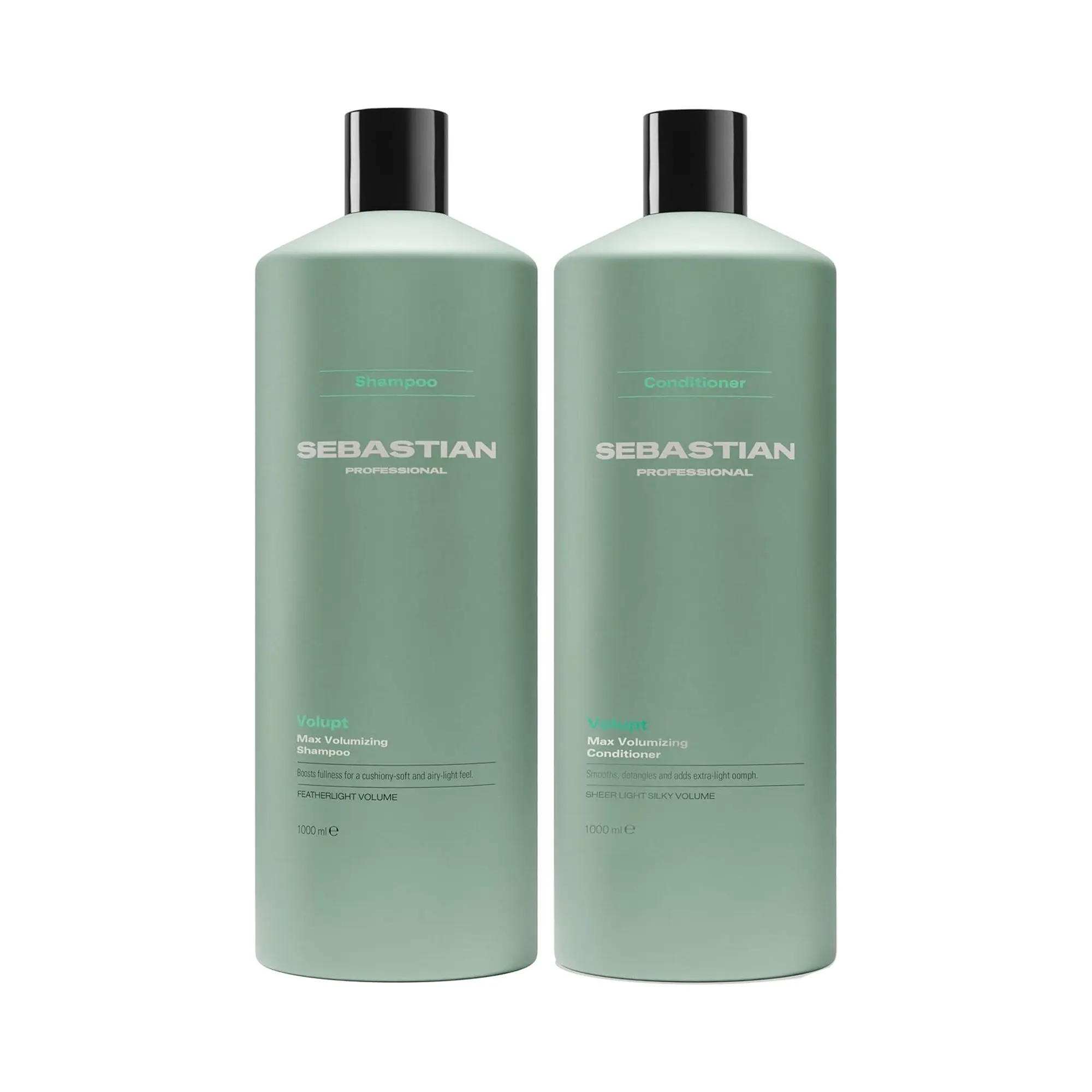 Sebastian Volupt Haircare Kit - Liter-Size Shampoo & Conditioner Duo, for Fine Hair, Adds Volume with Natural Extracts, Citrus Aroma ($100 Value)
