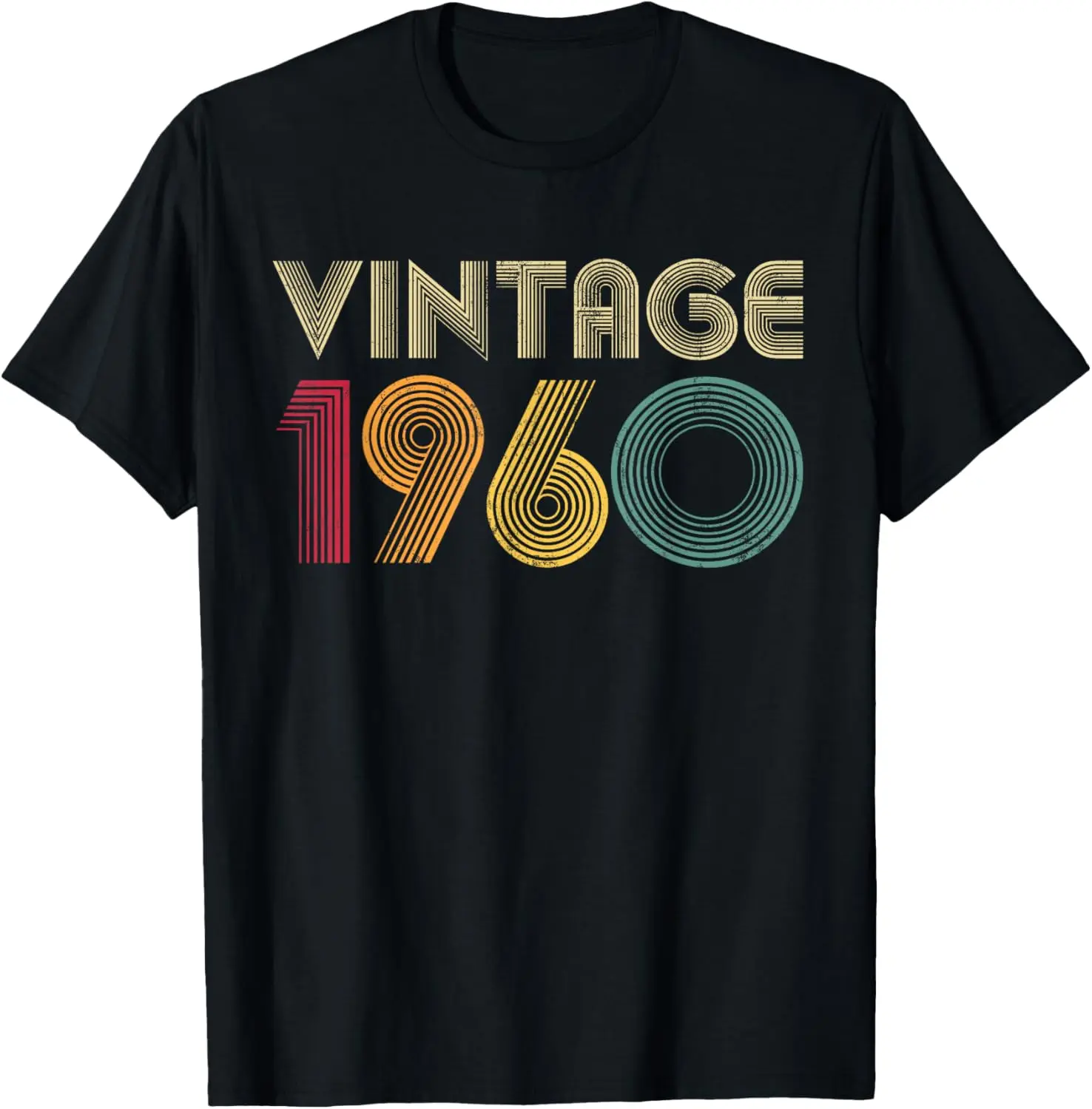 Retro 1960 Graphic T-Shirt for Men and Women, 100% Cotton Vintage 66th Birthday Gift, Aged to Perfection Design